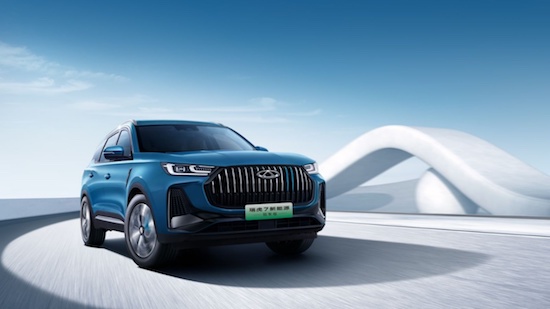 Chery tiggo 7 model lineup upgrade champion family gasoline-electric dual-car Chengdu auto show listed at the same price _fororder_image005